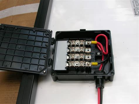 wiring a solar junction box